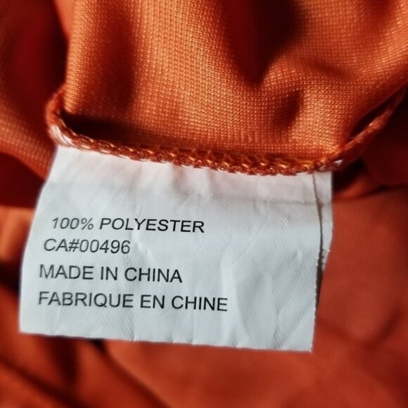 Urban Spirit Men's 2pc Track Shorts and Top Suit Size L Orange - Picture 5 of 5